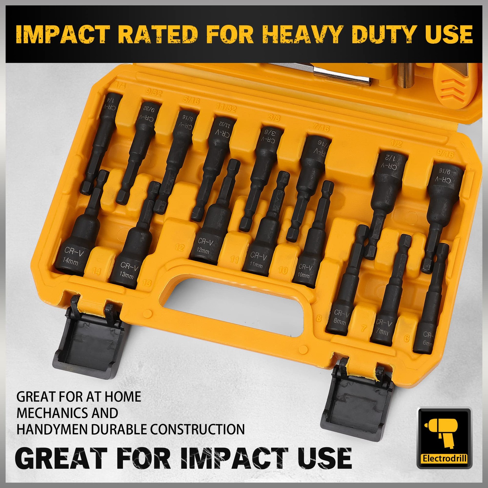 ELEAD 47Piece Magnetic Nut Driver & Screwdriver Bit Set Strong Magnetic Nut …