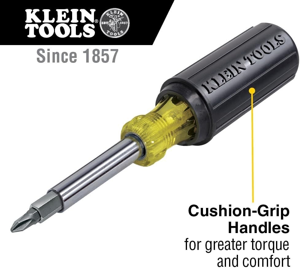 Compact 11-in-1 Screwdriver Nut Driver with Cushion Grip – Perfect for All Tasks