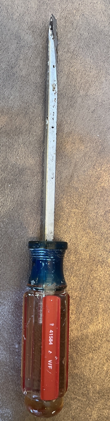 Craftsman USA 1/4″ Flat Slotted Screwdriver 9 41584 A WF 10 Inches