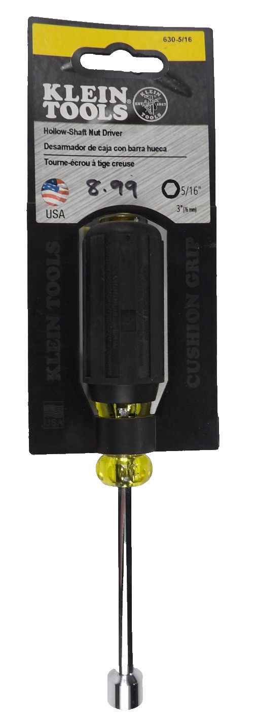 Klein Tools – 5/16″ Hollow Shaft Nut Driver #630-5/16