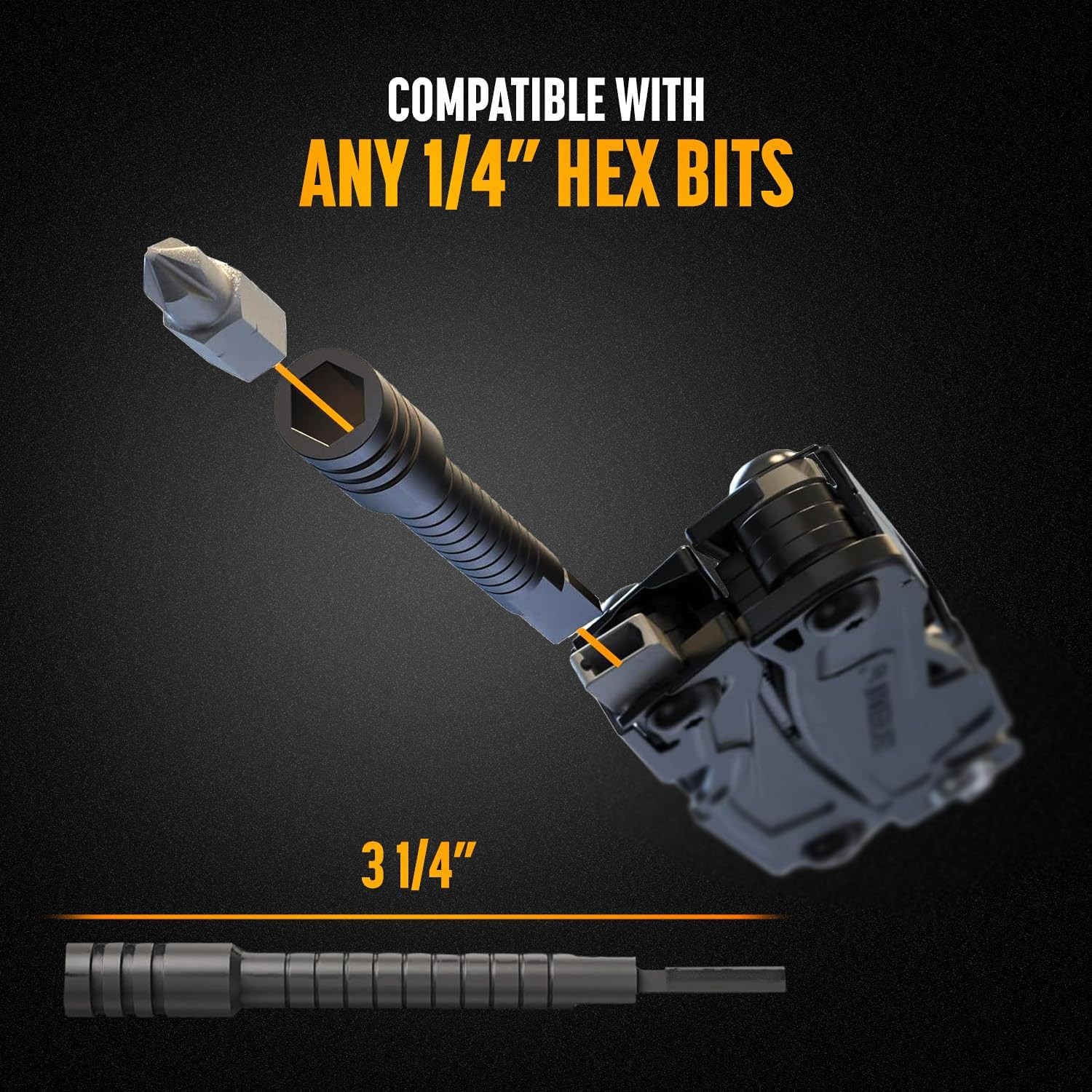 Add-On Accessories Designed for Leatherman Multi-Tools, Bit Driver Extender, and