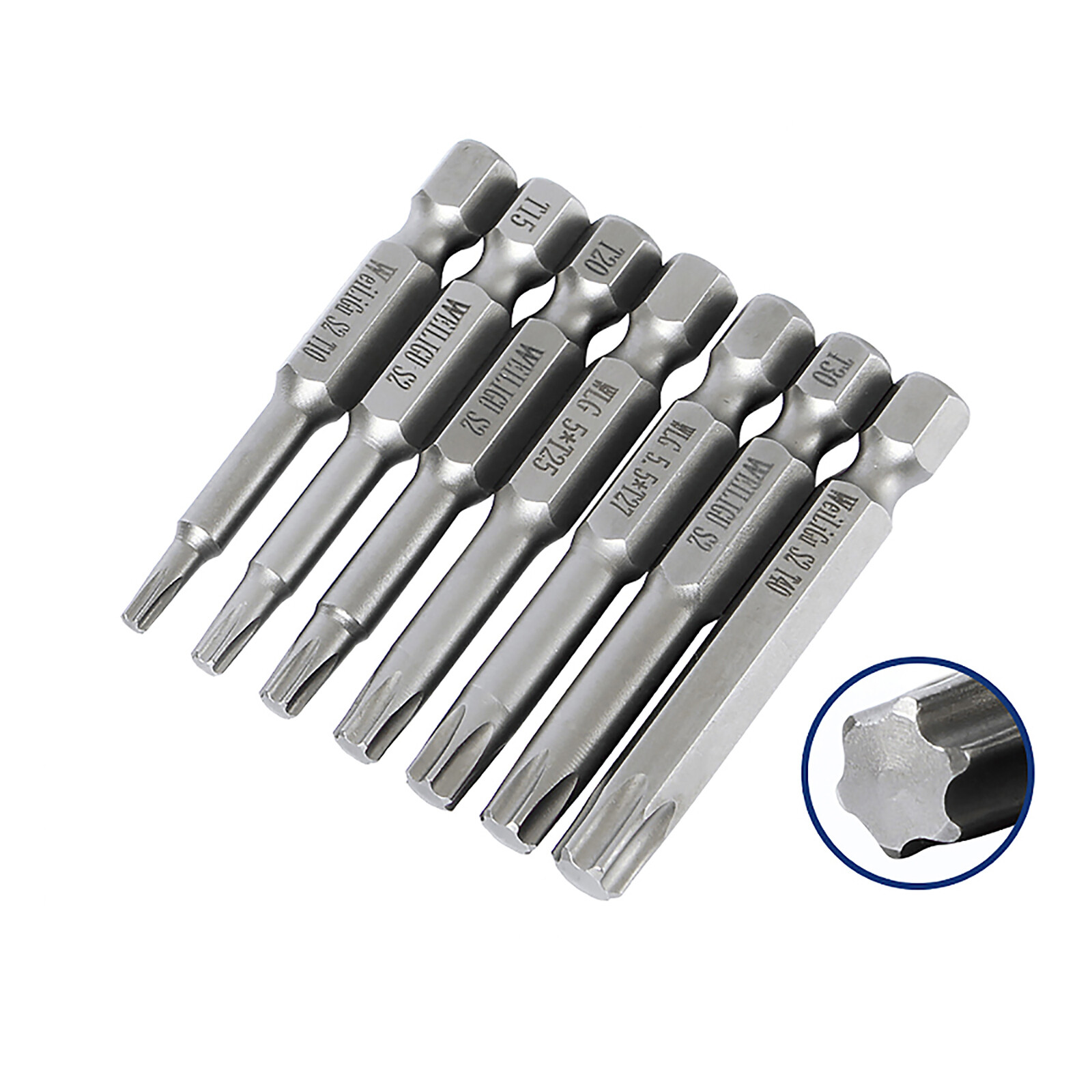 1/4″ Hex Key Allen Bit Set Quick Change Connect Impact Ready Power Drill