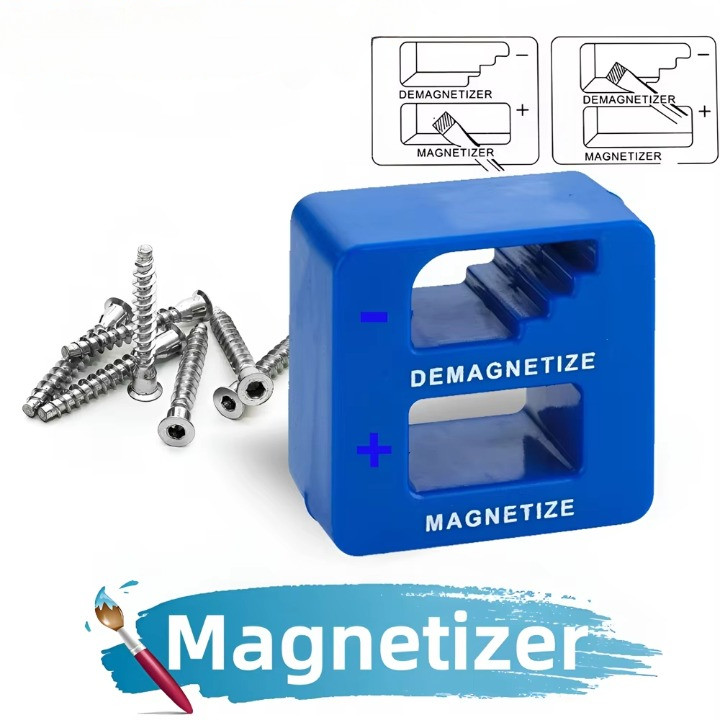 2 in 1 Magnetic Magnetizer Demagnetizer Tool for Screwdriver Repair Hand Tools