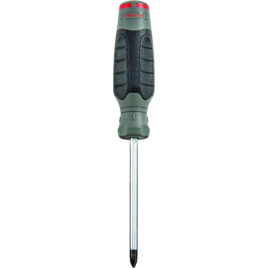 Proto JP0204RF #2 Phillips Round Shank Screwdriver 4in Shank 8in OAL