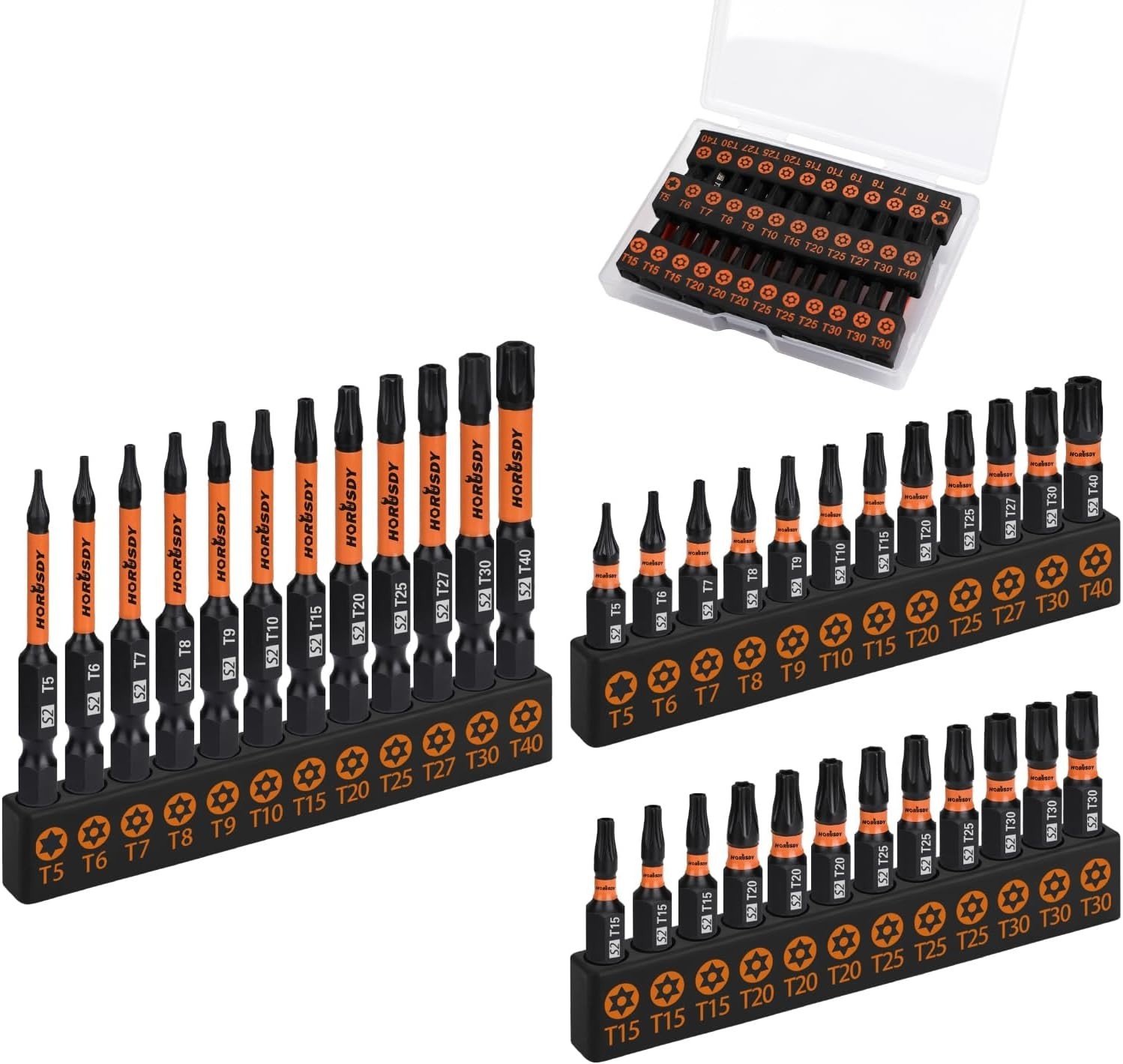 Complete Torx Bit Set – 36 Security Bits with Tamper-proof Design & Storage Box
