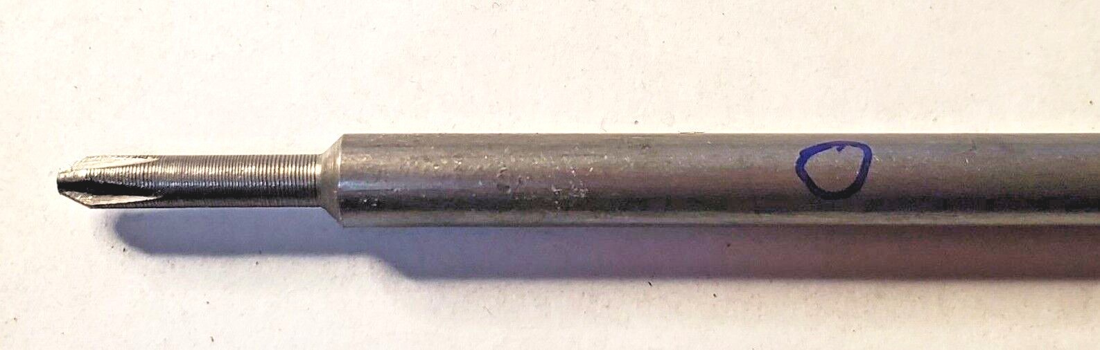 5mm Round Shank Phillips Screwdriver Bits Magnetic Torque numbers 1, 1/2, 0, new