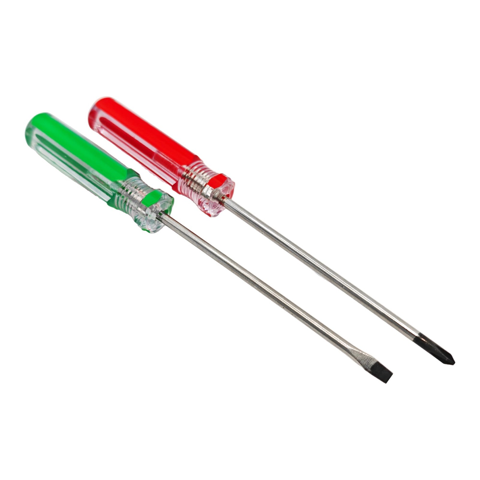 AUXBC 4Pcs 3mm Magnetic Screwdriver Set, Phillips and 3*75mm, Red, Green