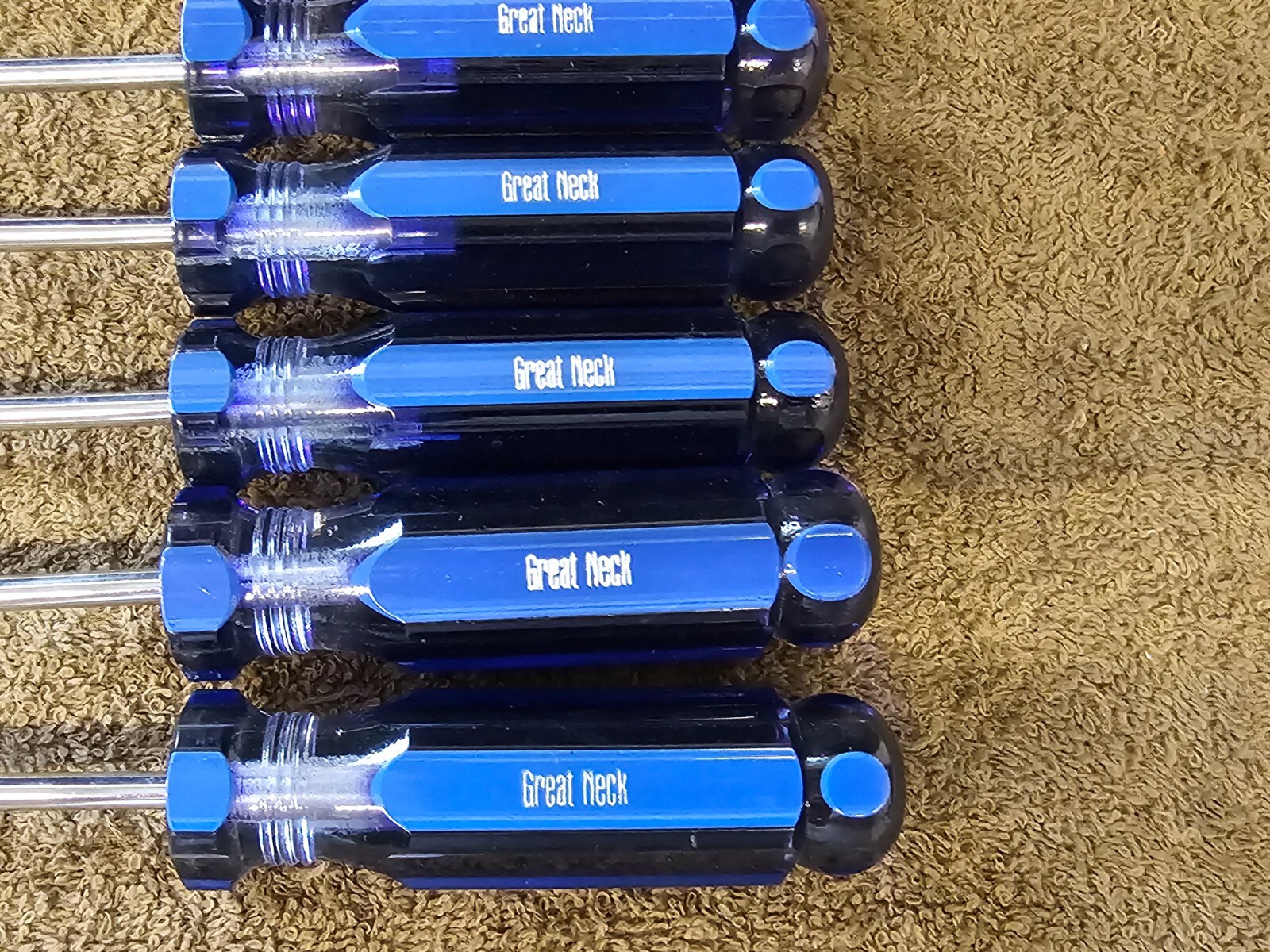 7 Great Neck Phillips Head Screwdriver Screw Driver 6.5″ length SAE Standard Lot