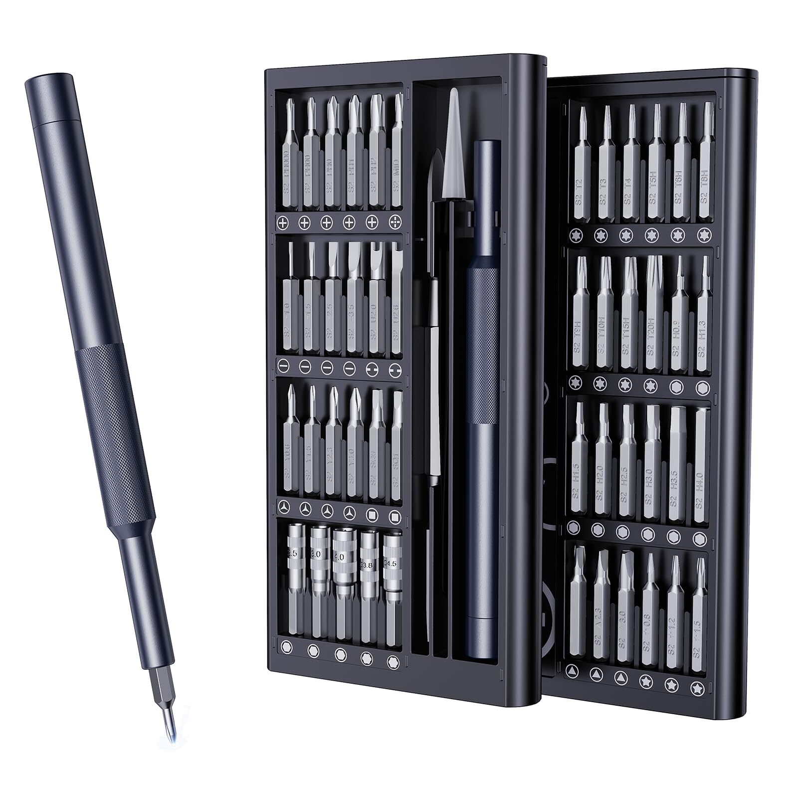 AXTH 50-in-1 Precision Screwdriver Set Magnetic Mini Repair Tool Kit 50pcs