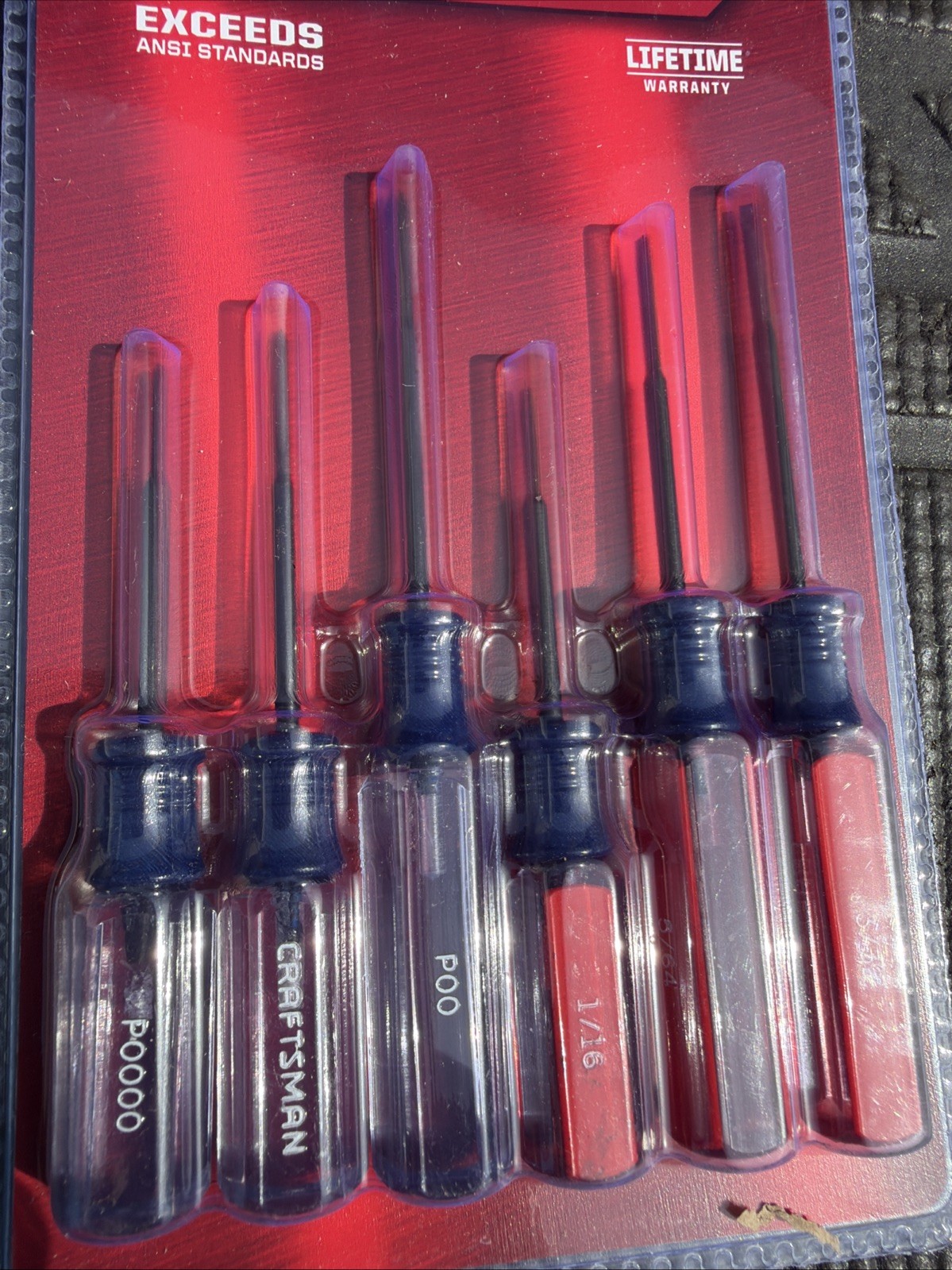 Sears Craftsman Nos 6pc Jewelers Precision Screwdriver Set 41106 China But Cool