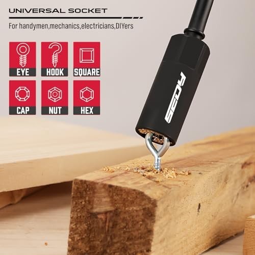80-Piece Magnetic Nut Driver Set with Socket Adapters, Quick Release, Universal