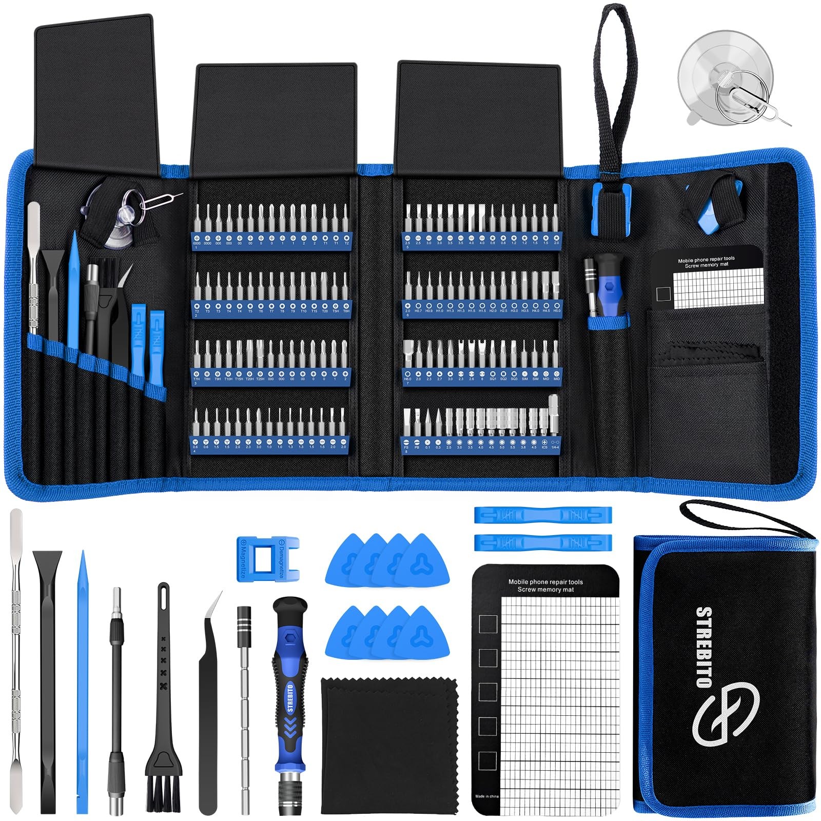Electronics Precision Screwdriver Sets 142Piece with 120 Bits