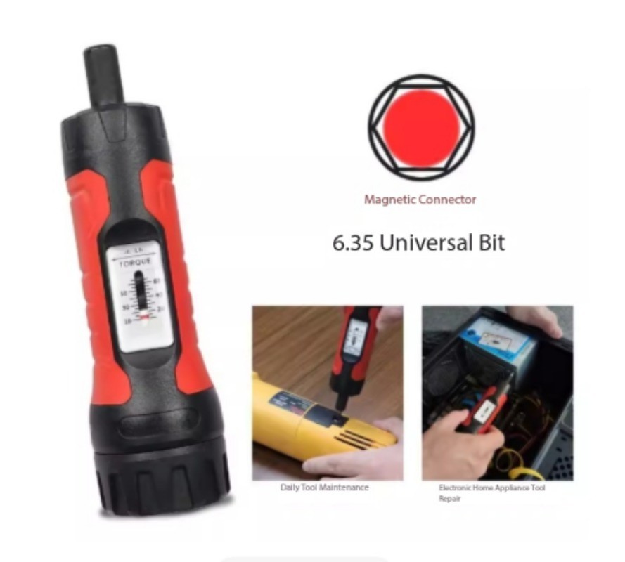 Adjustable 10–65 in-lb Manual Torque Screwdriver for Gun Maintenance