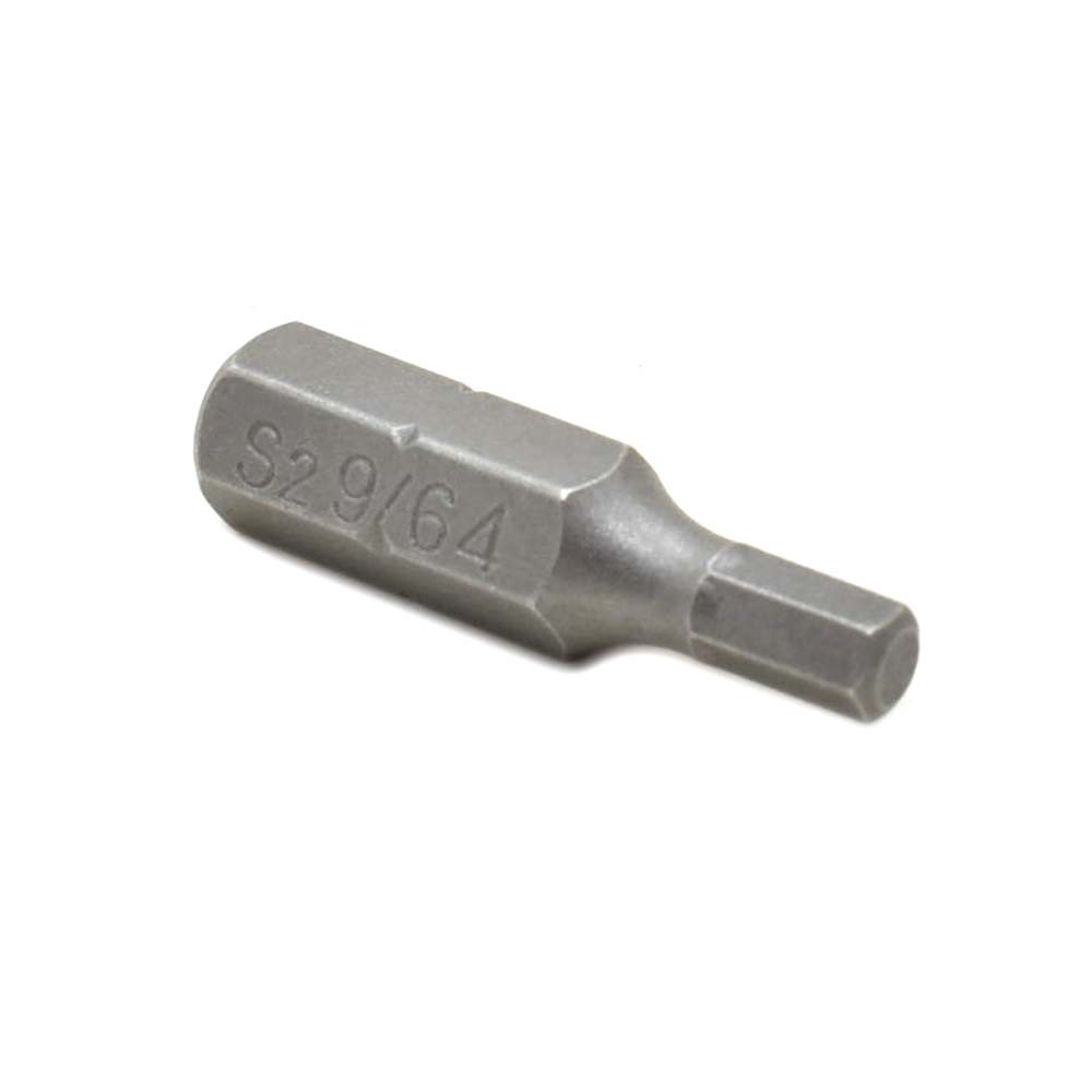 BH111-10PK Single End Hexagonal Screwdriver Bits – 1 Inch Long – 9/64 Hex – 10
