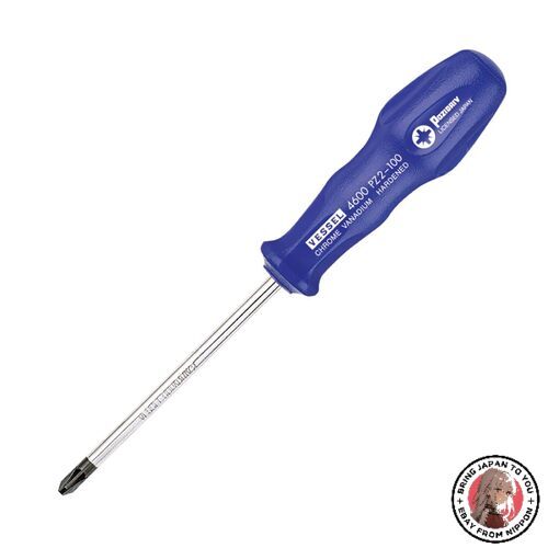 NEW VESSEL POZIDRIV Screwdriver PZ2 (Japan Import)