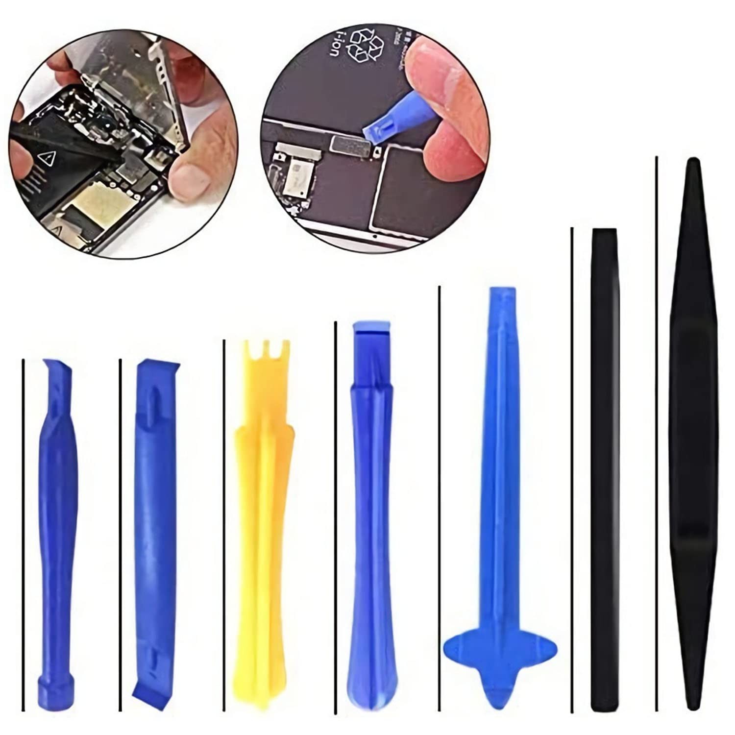 21-Piece Set Opening Pry Tool Screwdriver Multiple Functions Repair Black