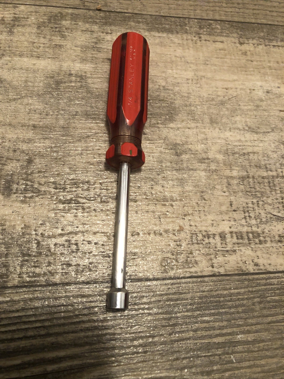 1/4 NUT DRIVER STANLEY TOOL 61-108-USA, 6 Point