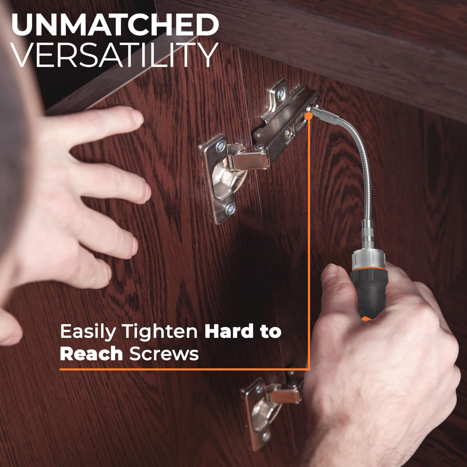 Mutt Tools 12 In 1 Ratcheting Flexible Screwdriver For Tight Spaces “ Flexible S
