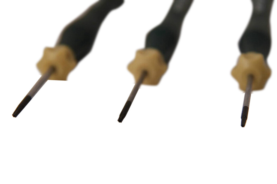 Force Taiwan Precision Jeweler Torx/Torx Tamperproof Phillip Slotted Screwdriver