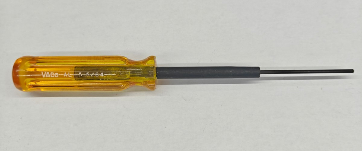 Vaco 5/64” Hex Allen Driver AL-5 USA – Chrome Vanadium Blade