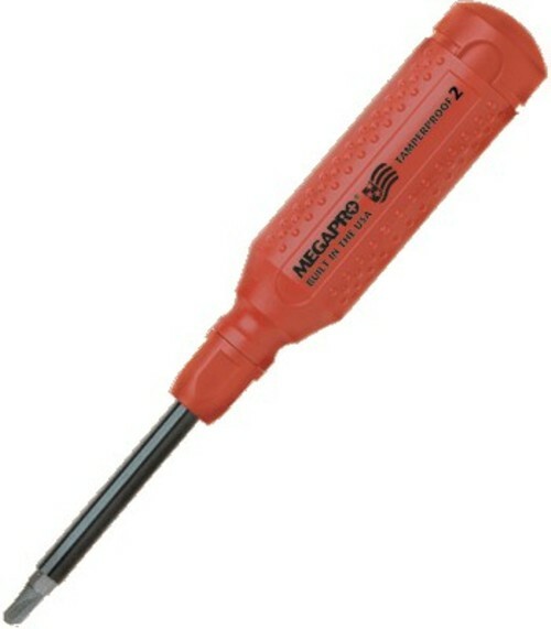 Megapro Tamperproof 2 Screwdriver for Tri Wing Security Torx Plus Torq Set Bits