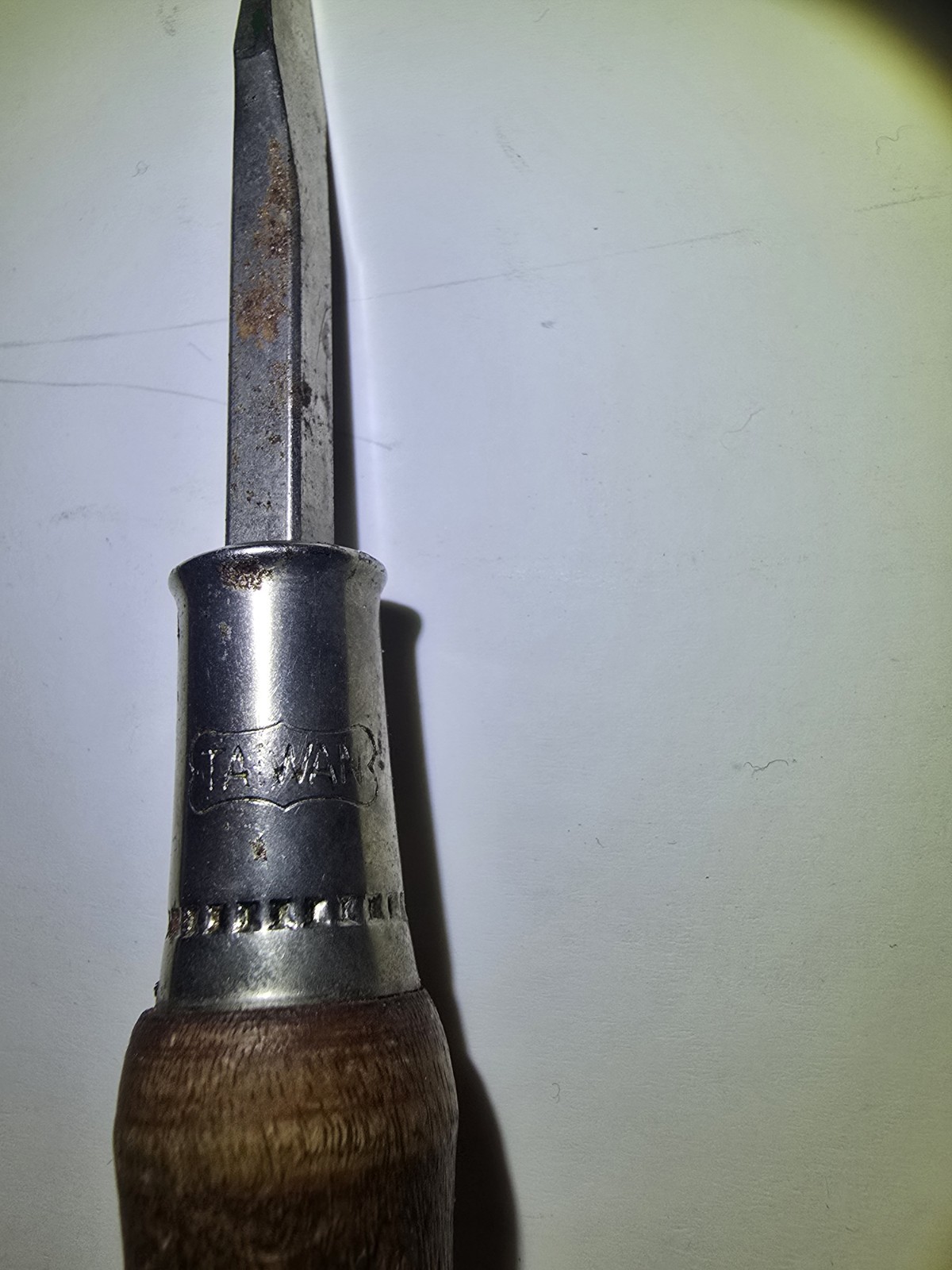 Vintage Mac Tools & Taiwan Wood Handle Screwdriver Set Lot Of 3 Flathead Slotted