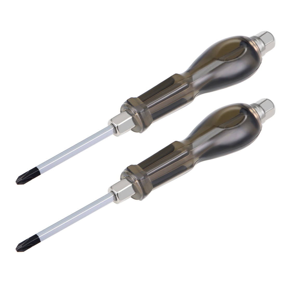 #2 Phillips Impact Screwdriver 4-Inch Cross Point Demolition Driver Set 2 Pcs