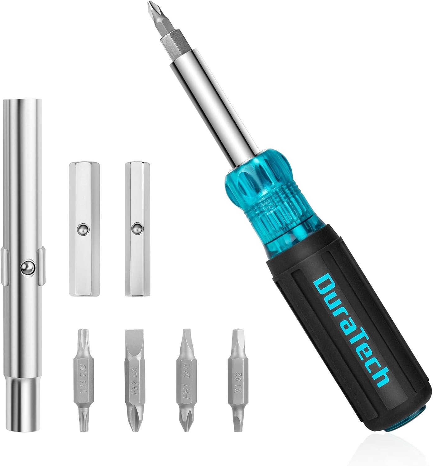 Screwdriver, Multi Bit 11-in-1 Screw Driver & Nut Driver Set, Premium S2 Steel
