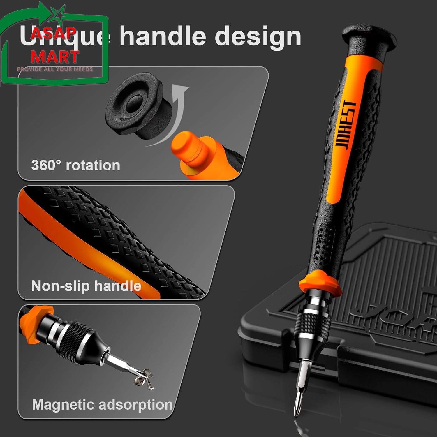 JOREST 38Pcs Small Precision Screwdriver Set with Torx T5, T6, Y00, Mini Repair