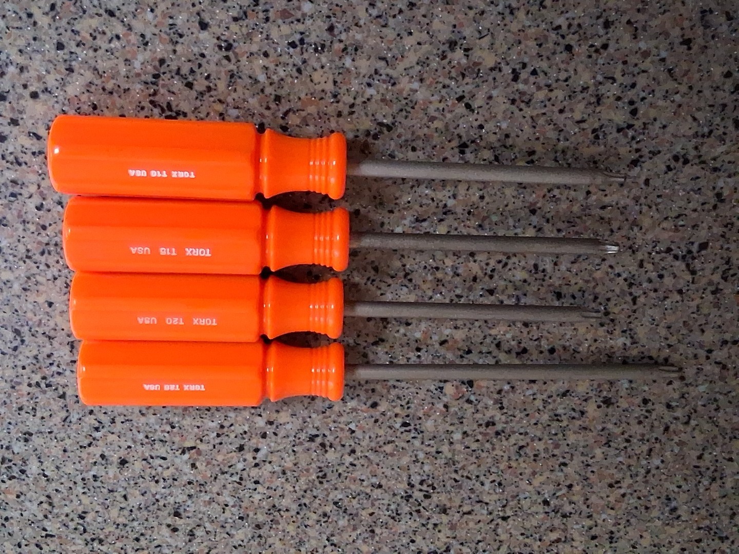 VTG Craftsman USA T10 T15 T20 T25 Orange High Visibility Torx Screwdriver