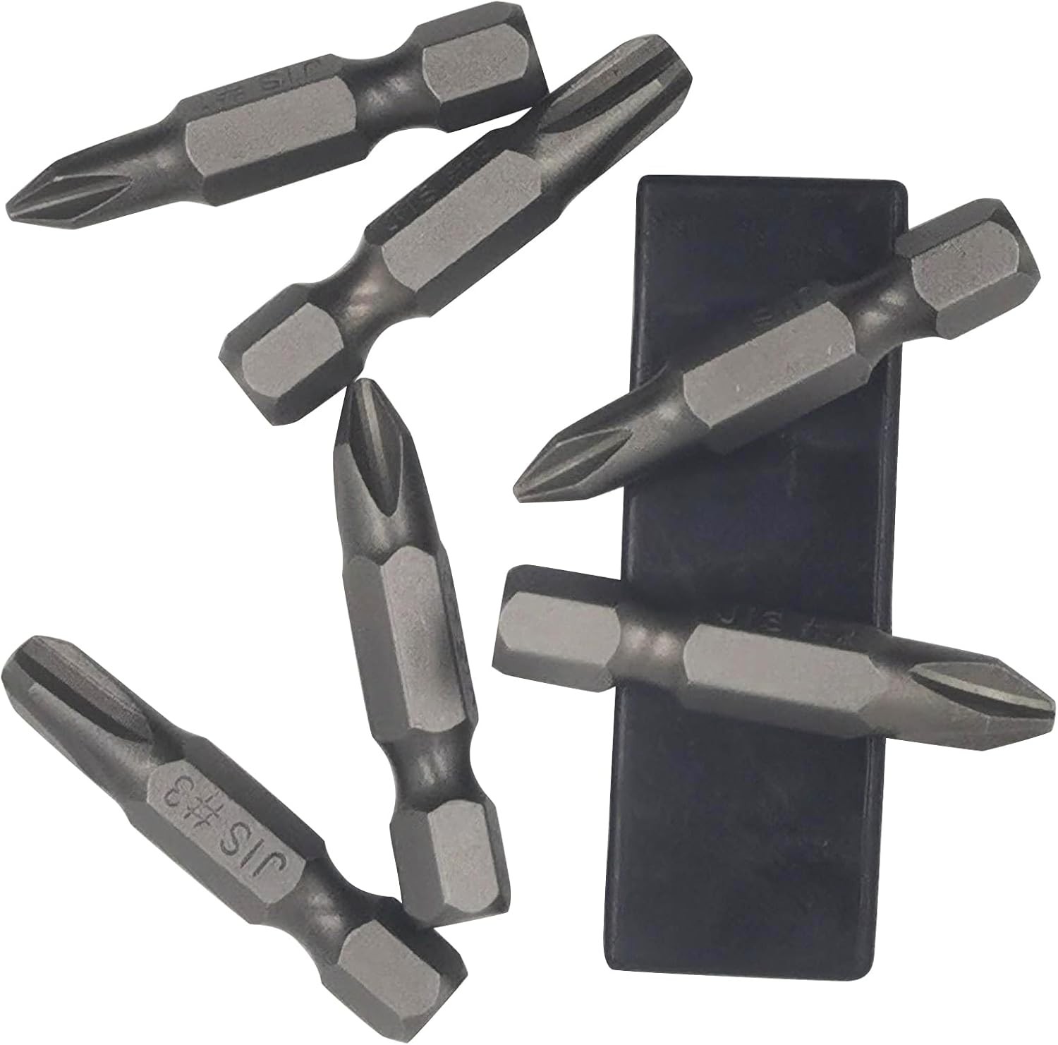 6PCS JIS Screwdriver Bit Set 35mm Magnetic 1/4″ Hex for Japanese Tools