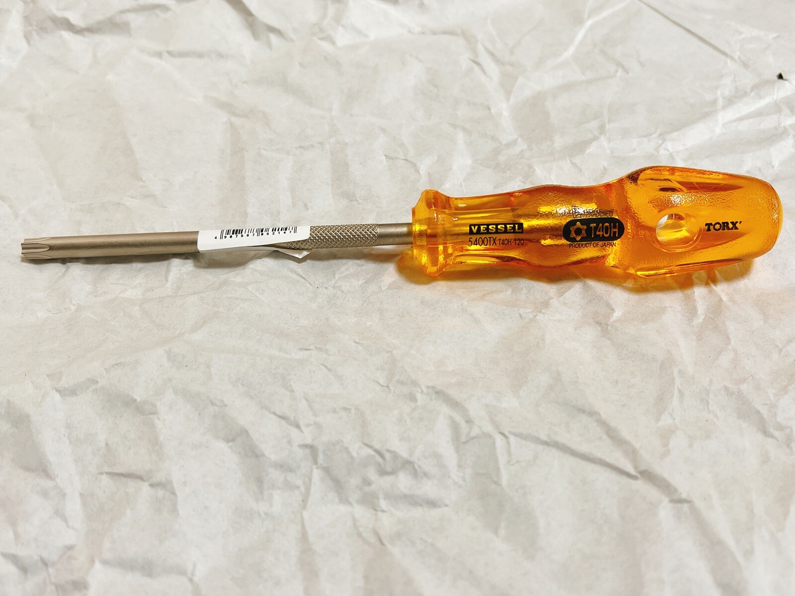 VESSEL TORX Driver 6-piece set 5400TX Power Grip T15H T20H T25H T27H T30H T40H
