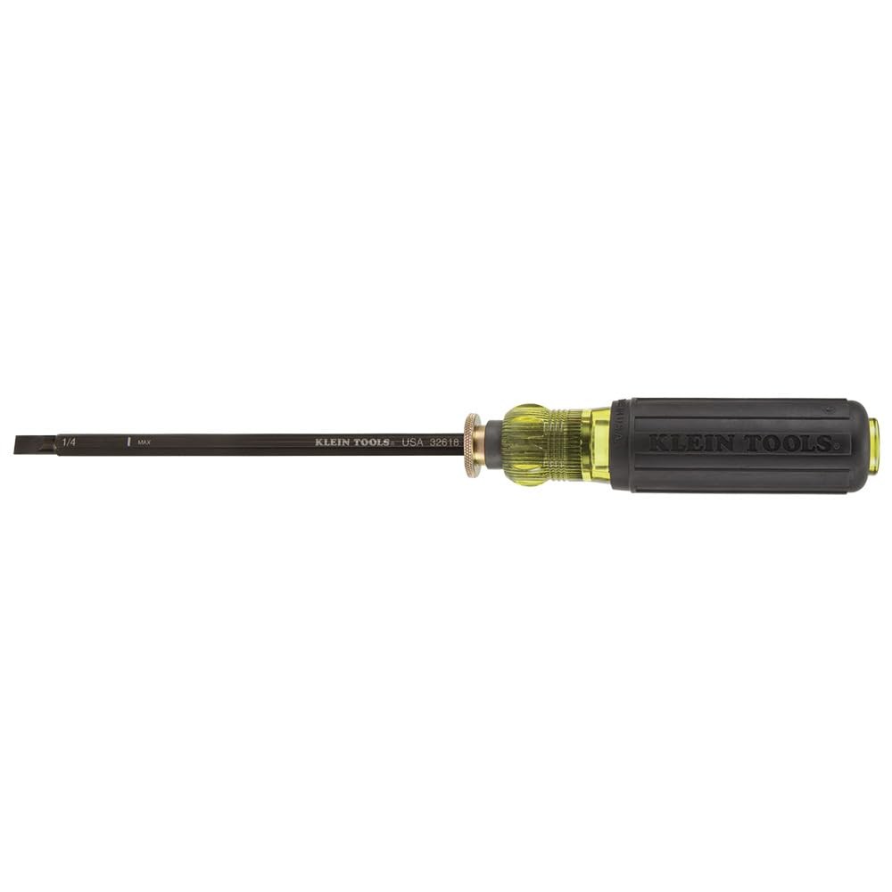 Klein Tools 32751 Screwdriver with Adjustable Length 4 to 8-Inch, Made Black