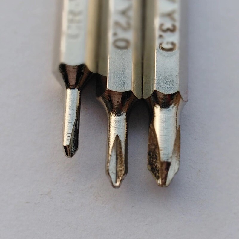 Y00 Y1.5 Y2.0 Y2.5 Y3.0 Screwdriver Bits for Tripoint Triwing micro system 4 Hex