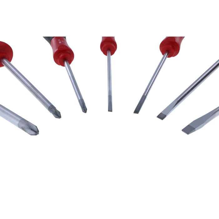 Wiha 7-Piece SoftFinish Slotted & Phillips Screwdriver Set (30278)