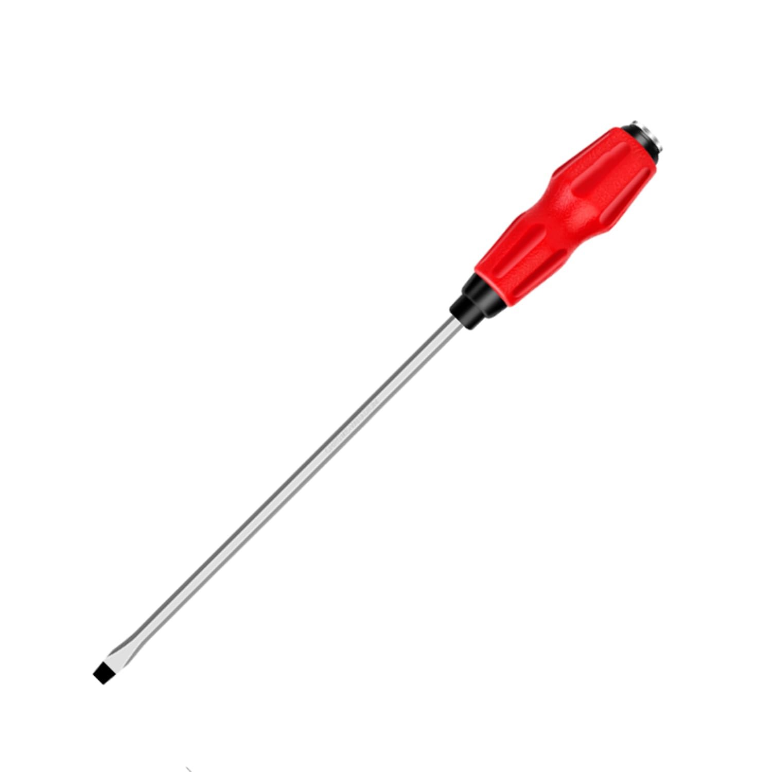1Pcs Demolition Screwdriver, 8mm Flathead Screwdriver 11.8 Inches with Ergono…