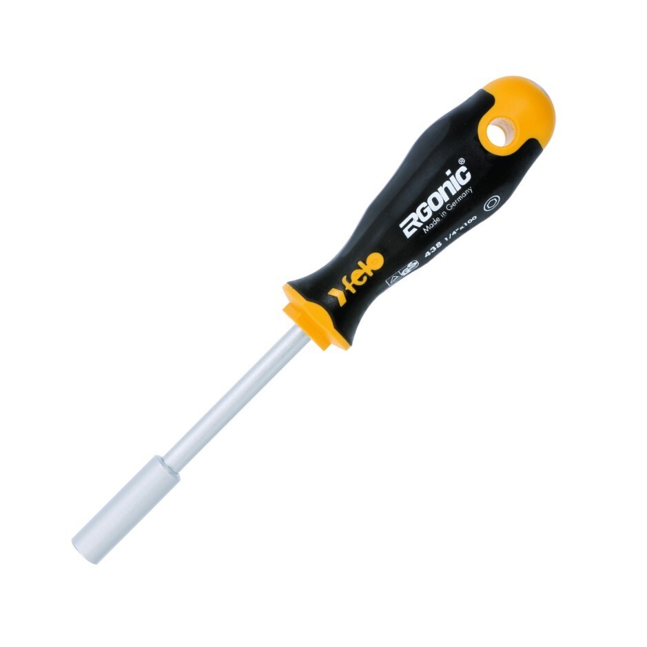 Felo Ergonic 1/4″ Magnetic Bit Holder Screwdriver Handle 8″ Length 53711