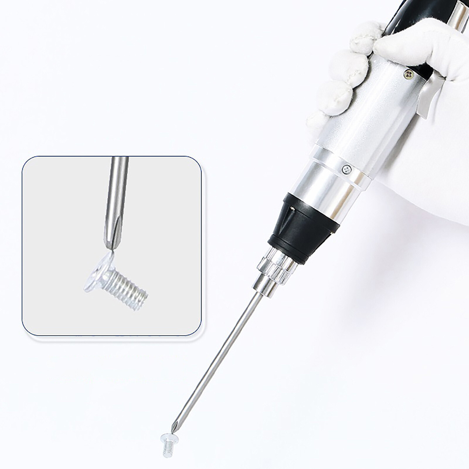 50mm-200mm Long Magnetic Power Drill Screwdriver Bit Set 5mm Round Shank