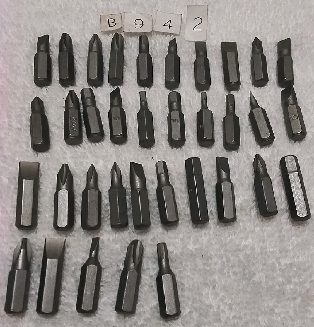 35pc. ASSORTED SIZES HEX DRIVER BIT SET