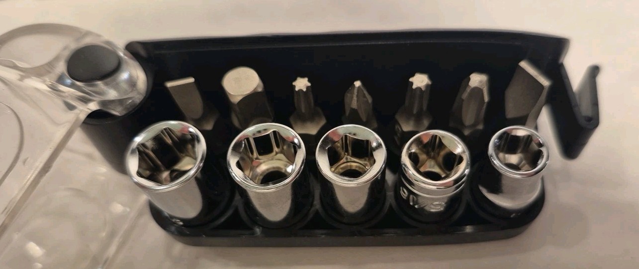 NEBO screwdriver bits 7+5 sockets. 14 IN 1 Ultra Socket, NOS. Limited Quantity.