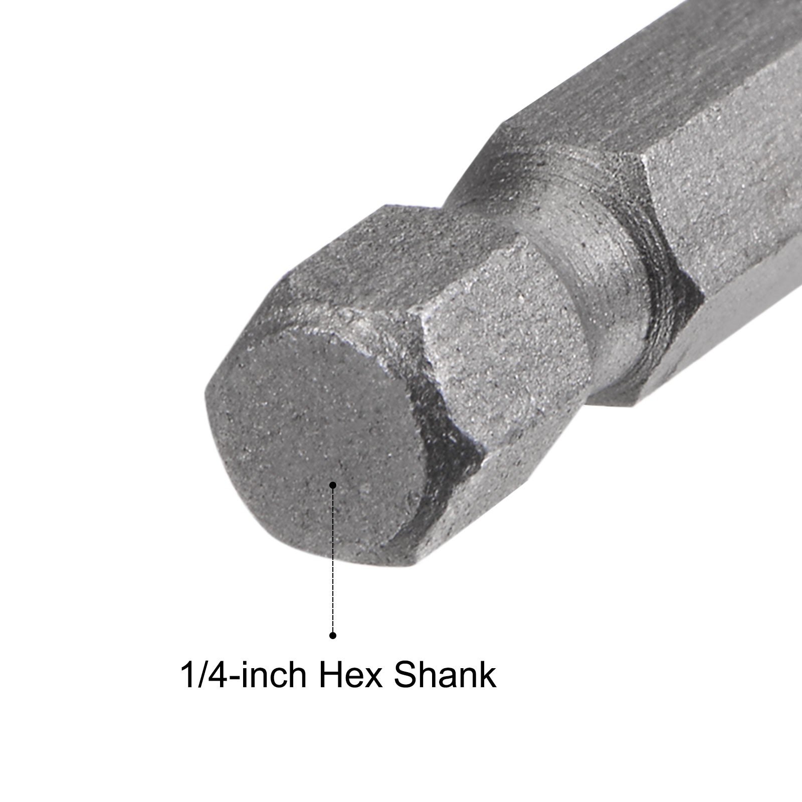 5Pack 1/4″ Quick-Change Hex Shank 12mm Magnetic Nut Driver Bit 1.89″ Long
