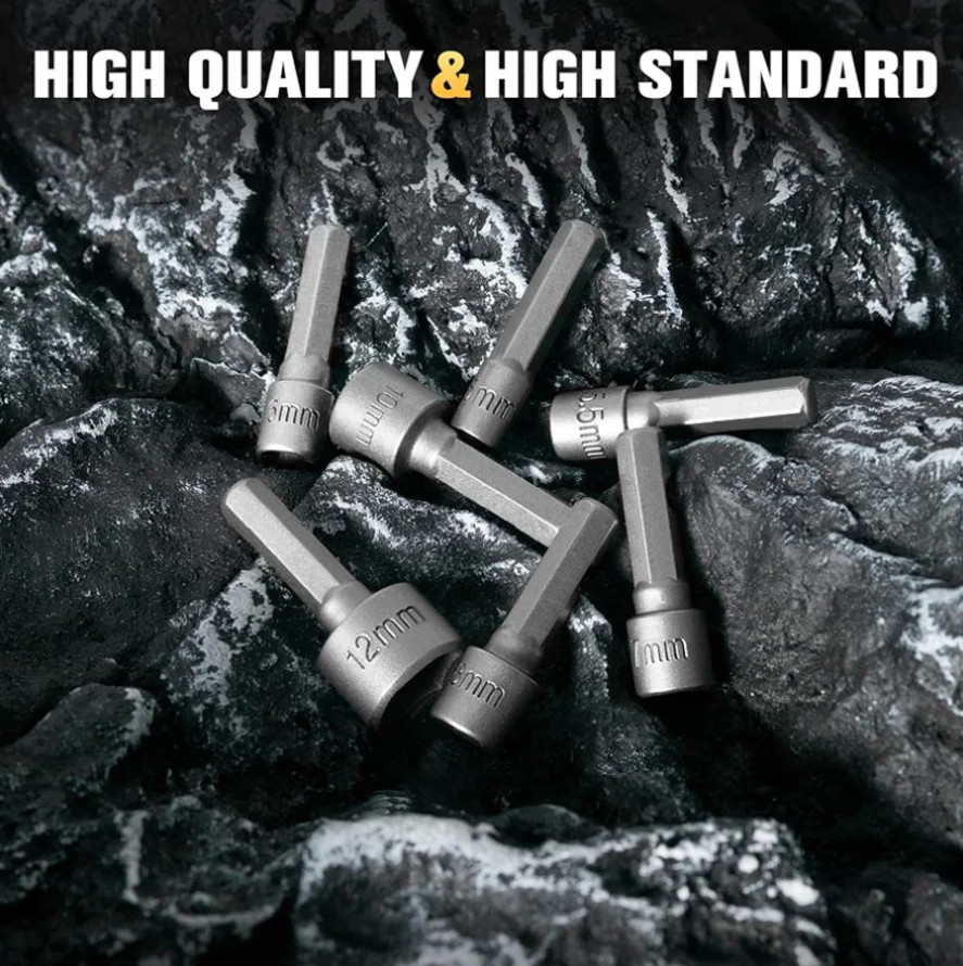 9pcs / 14pcs Hex Socket Wrench Set – Inner Hex Screwdriver Extension Tool Kit