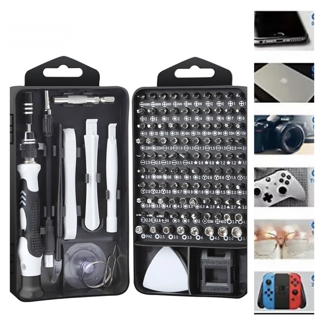 117Pcs Precision Screwdriver Set for Electronics Micro Hobby Jewelry Watch,DIY