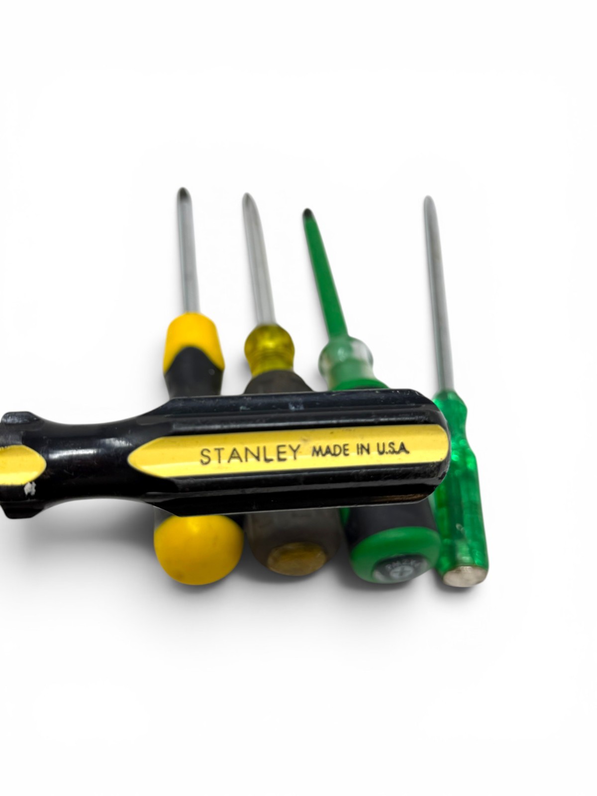 Vintage Klein, Sheffield, Mac Tools & Stanley USA Screwdriver Lot Set, 6 Pcs