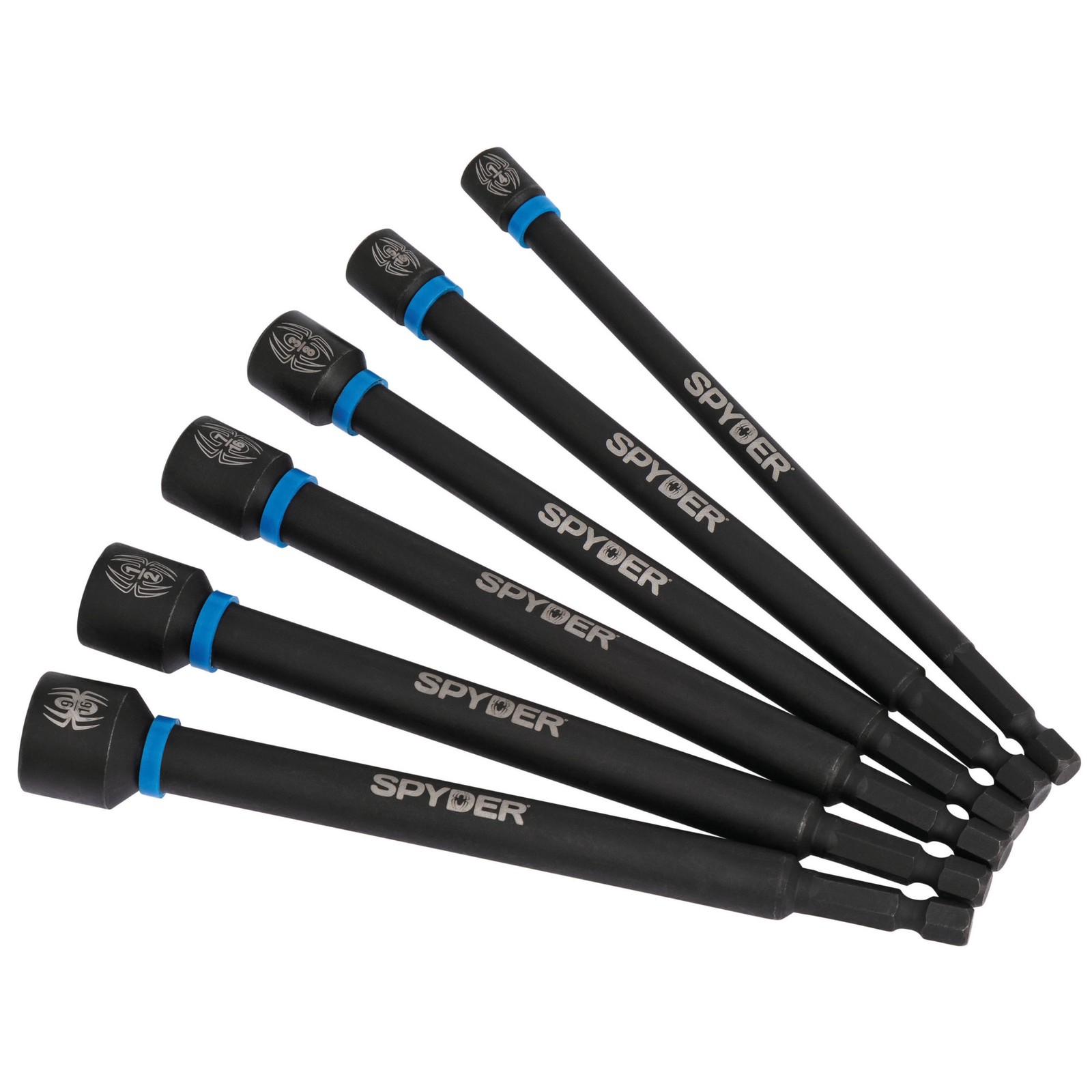 Spyder 6 pc 6 in. Magnetic Spline Drive SAE Nutsetter Set 19656