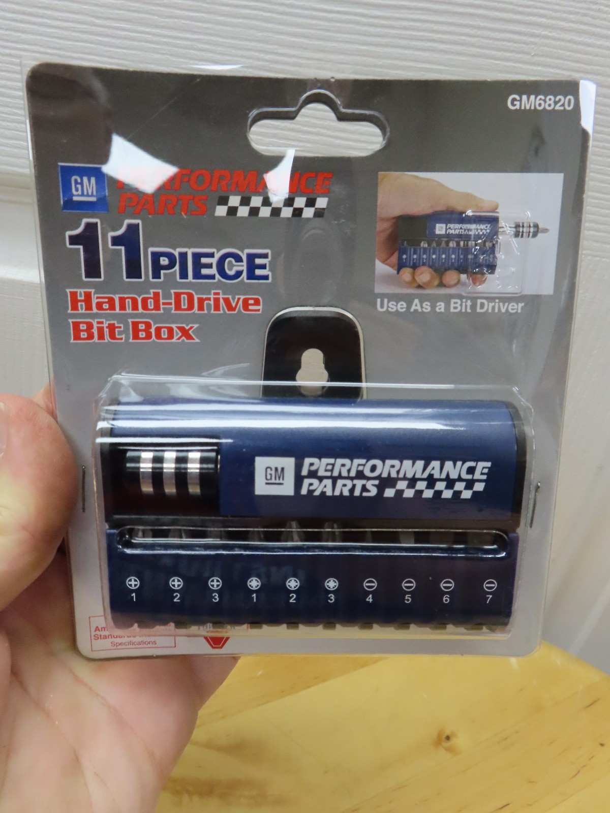 2 x GM Performance Parts, 11-Pc, Hand Drive Bit Box (Ph, Pz, Slotted) Taiwan