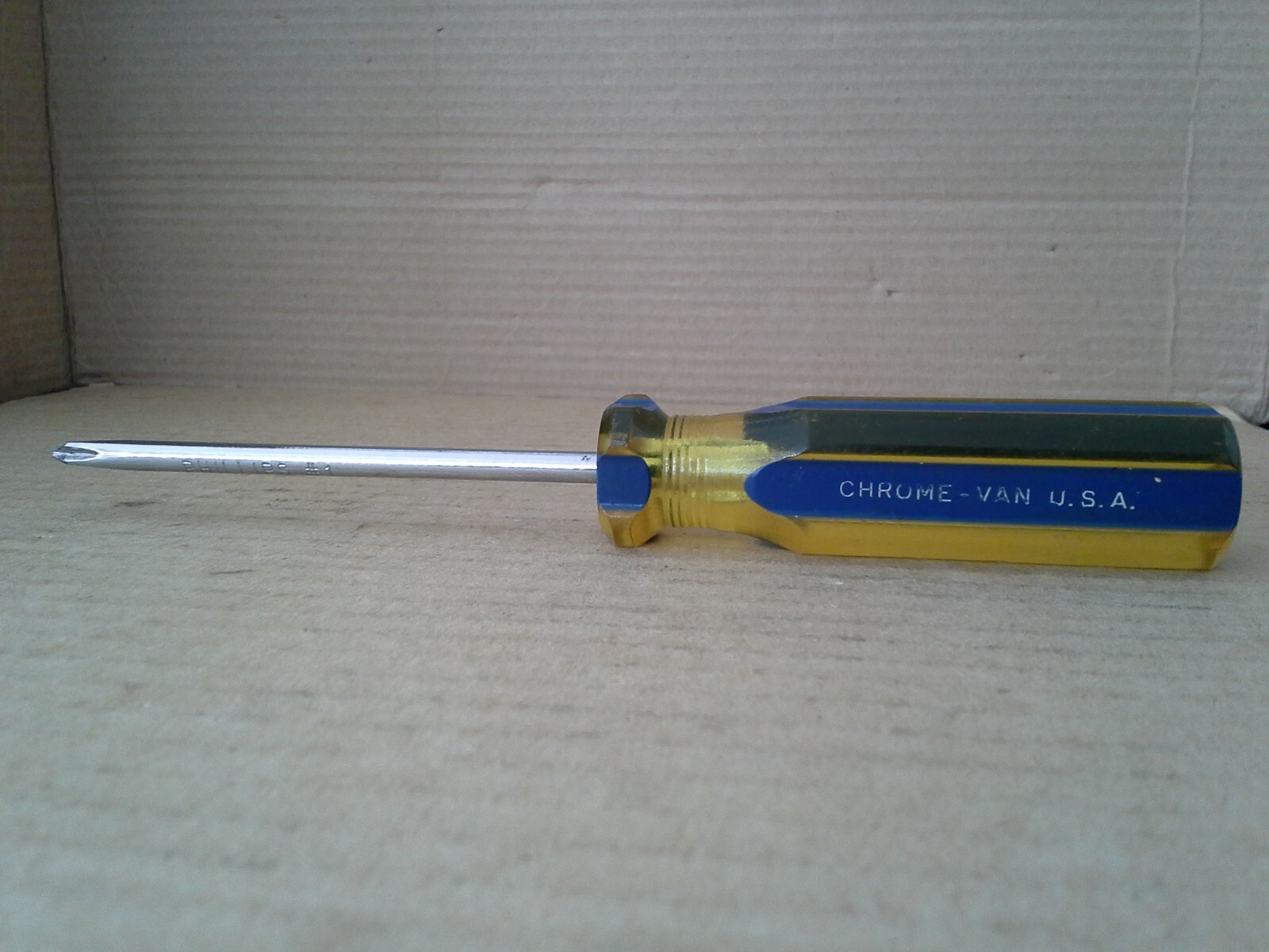 Vintage. OXWALL USA VP203 Phillips #1 Chrome-Van Screwdriver. VGC