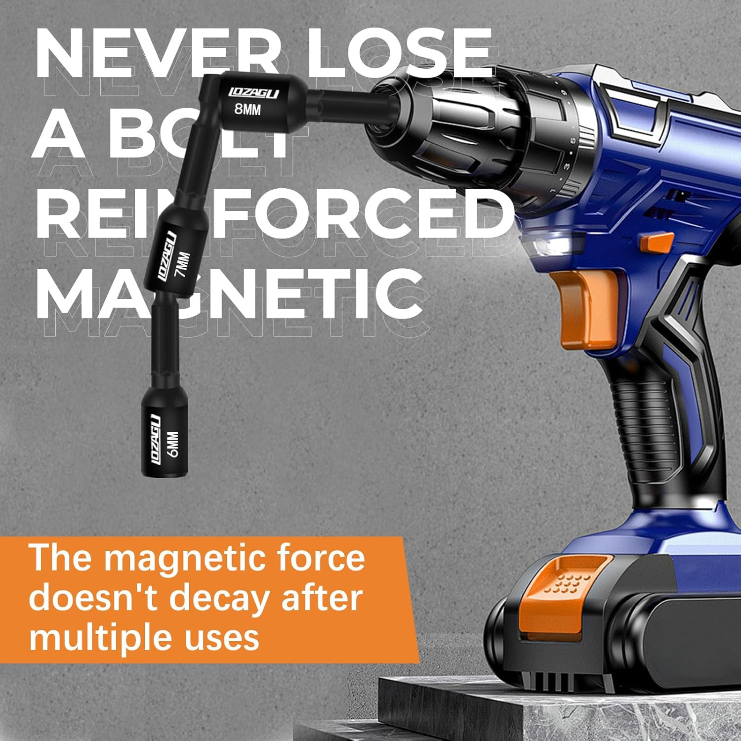 17PCS Magnetic Nut Driver Set | SAE and Metric | Premium Impact Power Hex Nut Dr