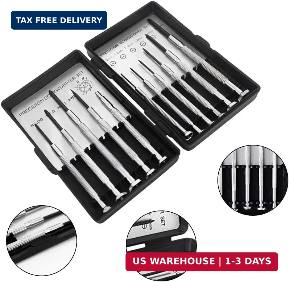 11PCS Mini Precision Screwdriver Set, Small Screwdriver Set for Electronics, Toy