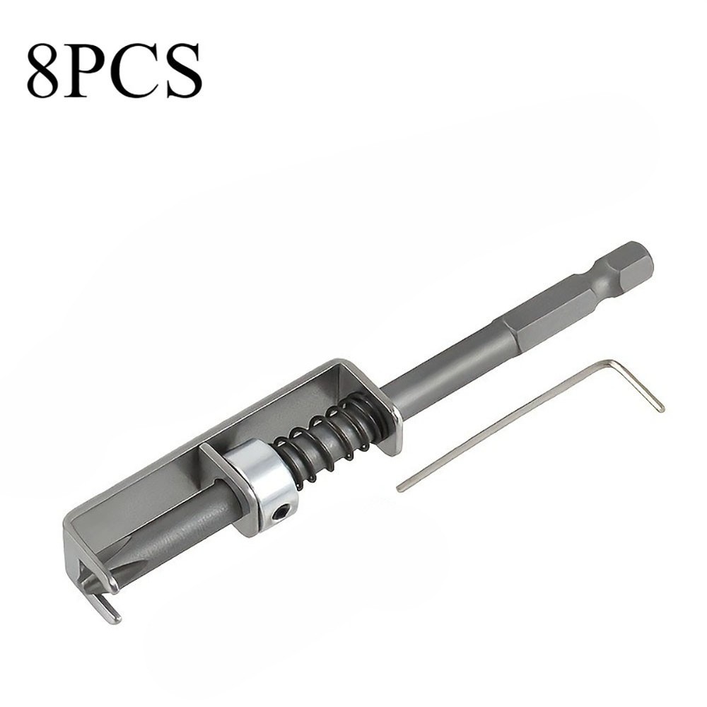 8 Pack Spring Loaded Screw Holder Bit Set for Woodworking and Construction Use